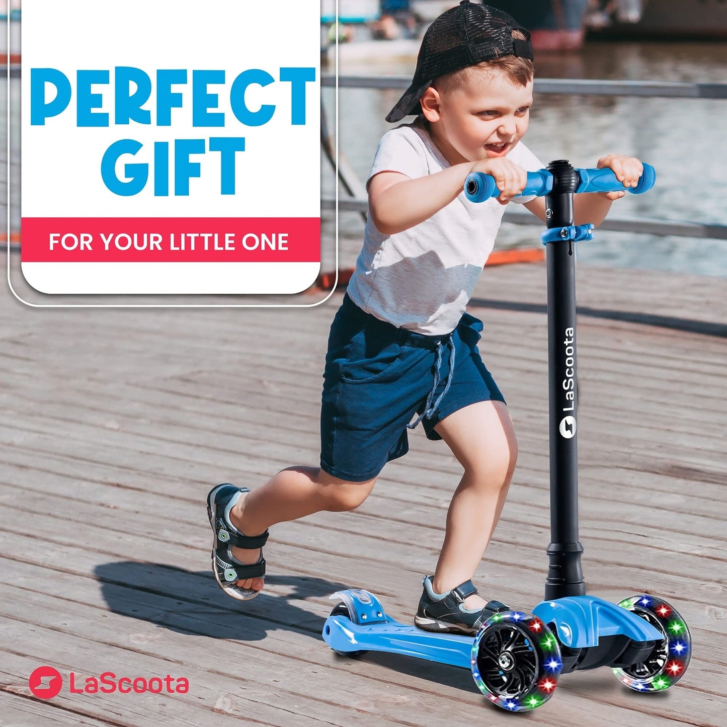 2-in-1 Kids Kick Scooter - Purple