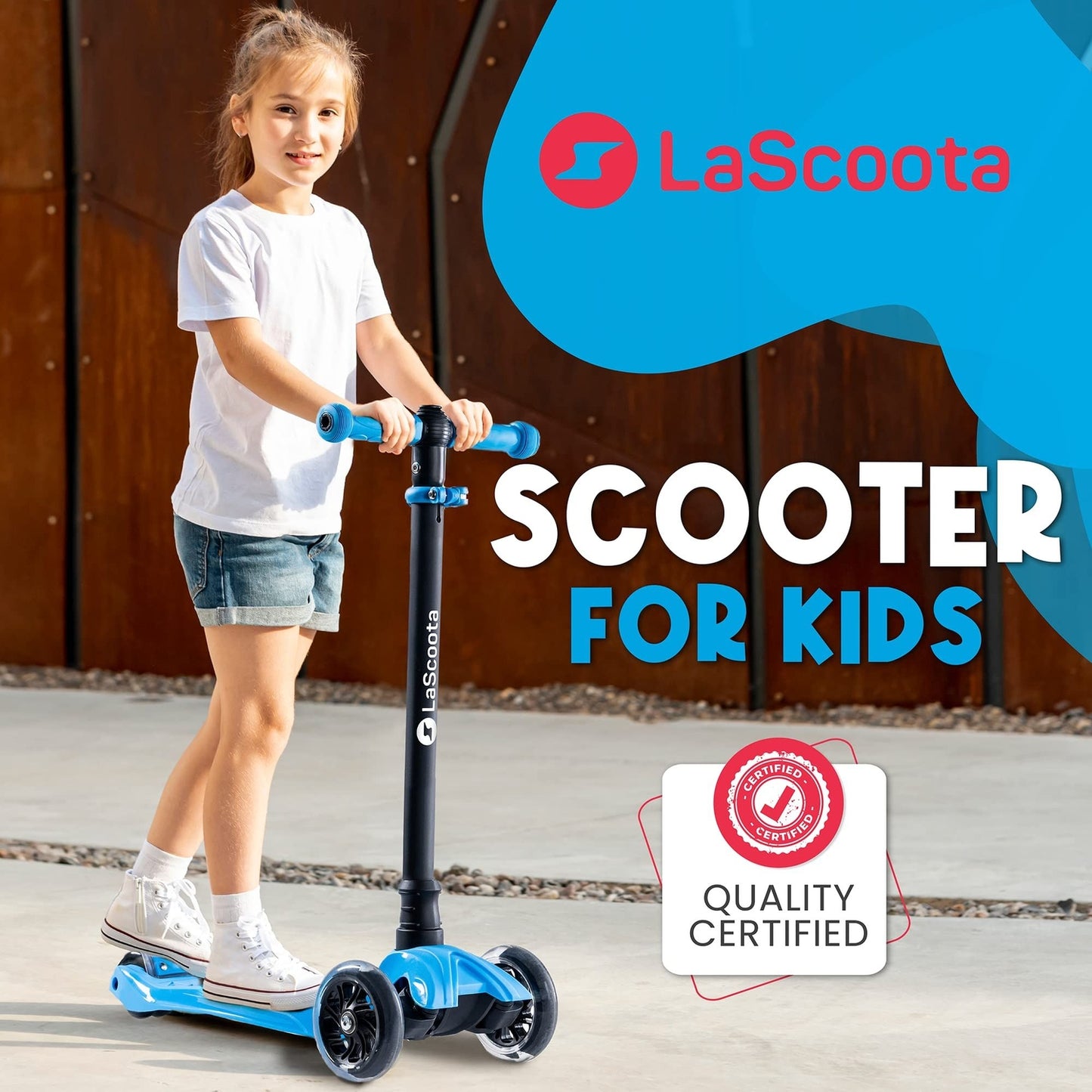 2-in-1 Kids Kick Scooter - Green