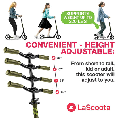 Kick Scooter for Adults & Teens - Army